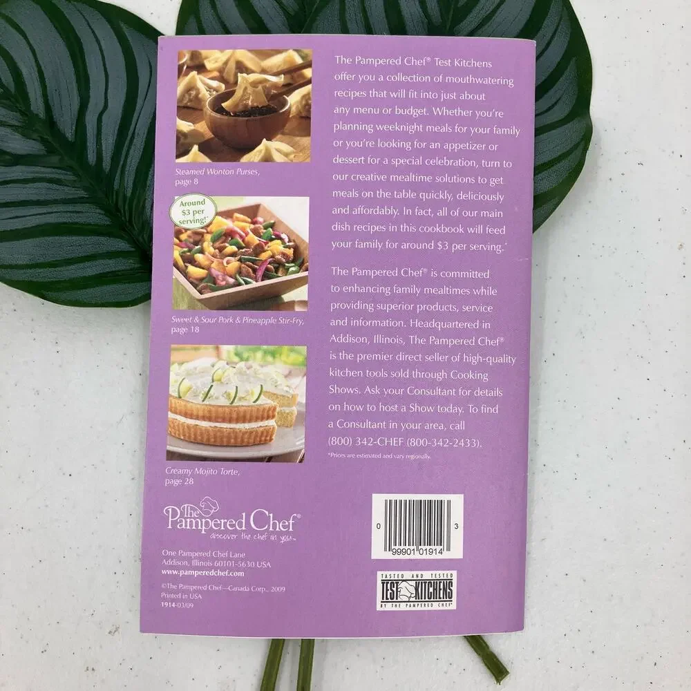 The Pampered Chef Season's Best 2009 Spring Recipe Collection Paperback Cookbook